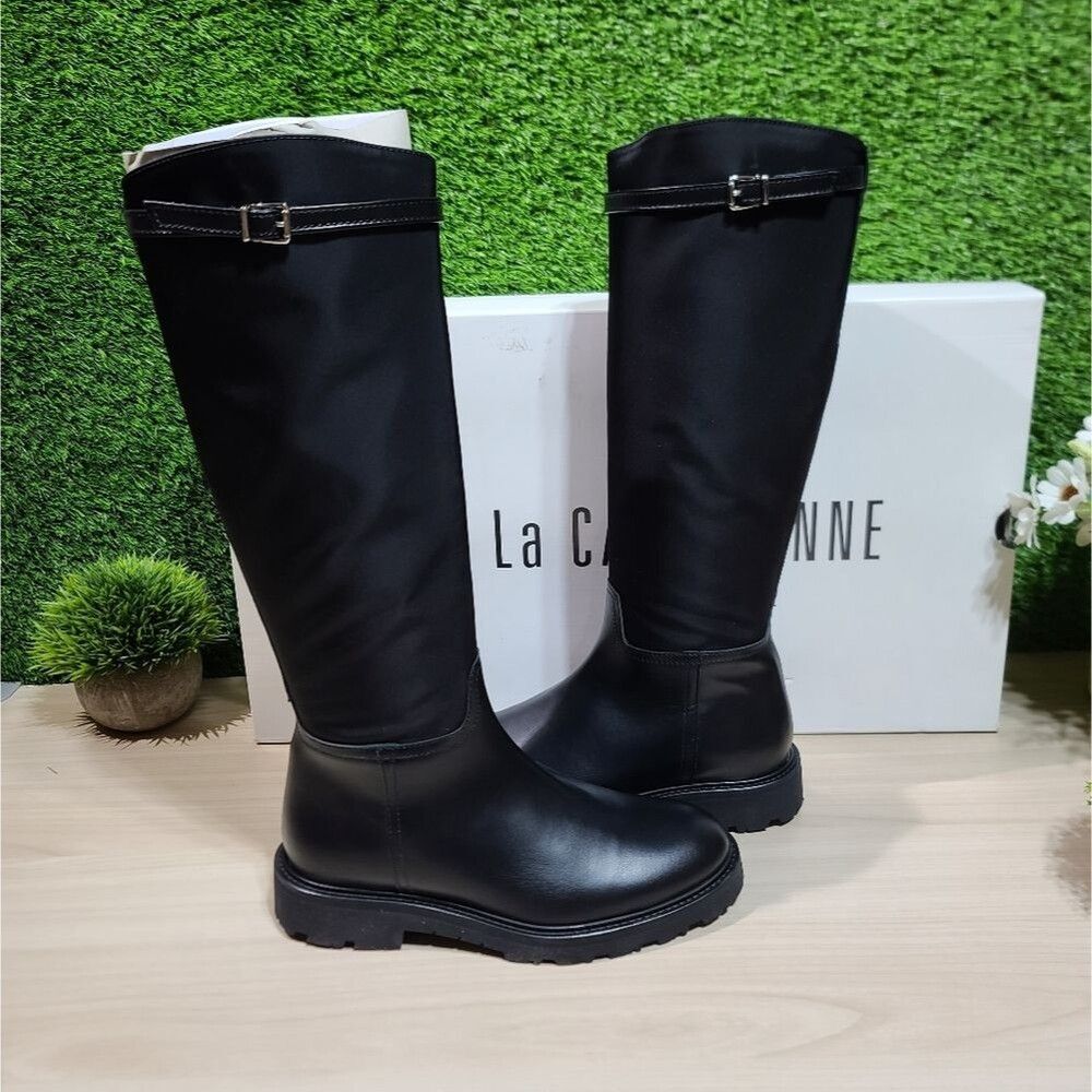 La Canadienne Women's Quintin Knee High Boot, Black Leather - US 7 New - Picture 10 of 10